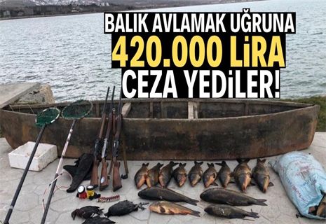 Konya'da elektroşokla balık avlayanlara ağır ceza!