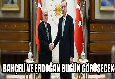 Erdoğan ve Bahçeli bugün görüşecek