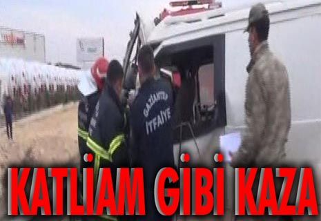 Gaziantep-Nizip karayolunda kaza: 5 ölü