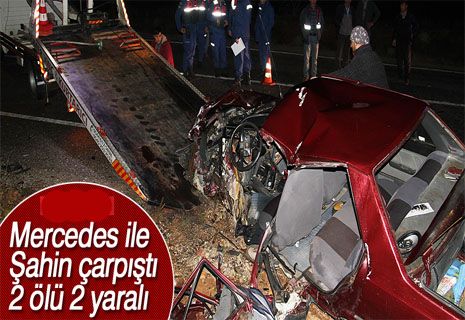 Konya’da feci kaza: 2 ölü, 2 yaralı