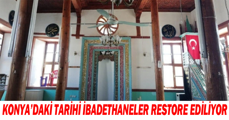 Konya'daki Tarihi İbadethane Restore Ediliyor